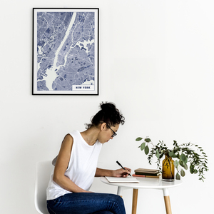 Crea tu póster de Nueva York estilo TECH: único y personalízalo tú mismo