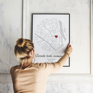 Crea tu mapa del amor: Personalizado para celebrar vuestra historia juntos