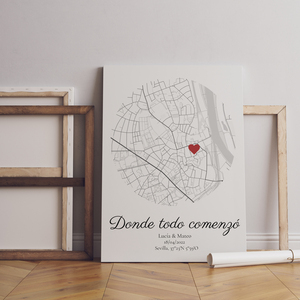 Crea tu mapa del amor: Personalizado para celebrar vuestra historia juntos