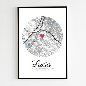 Crea un póster de nacimiento personalizado para recordar cada detalle especial