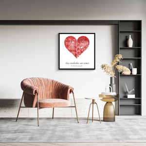 Mapa personalizado: Dos ciudades, un amor para sorprender a tu pareja
