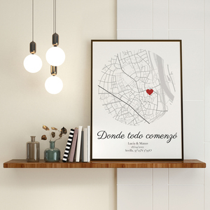 Crea tu mapa del amor: Personalizado para celebrar vuestra historia juntos