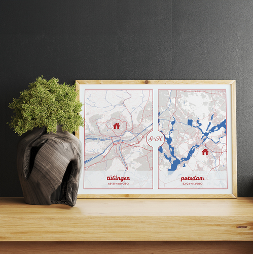 Personaliza tu mapa DOPPEL: Conecta dos lugares especiales