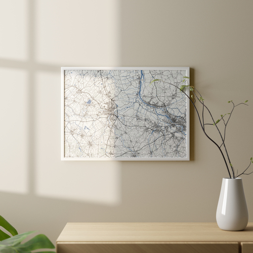 Crea tu mapa personal de cualquier lugar, un regalo único y decorativo