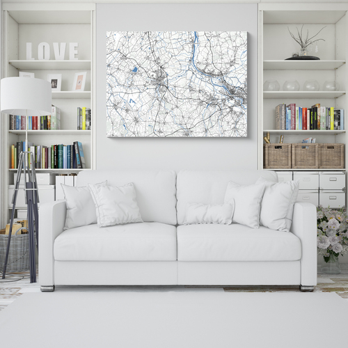 Crea tu mapa personal de cualquier lugar, un regalo único y decorativo