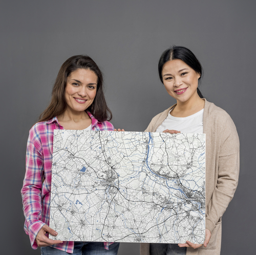 Crea tu mapa personal de cualquier lugar, un regalo único y decorativo