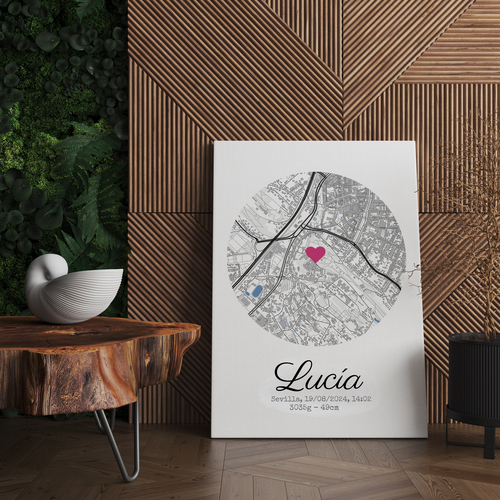 Crea un póster de nacimiento personalizado para recordar cada detalle especial
