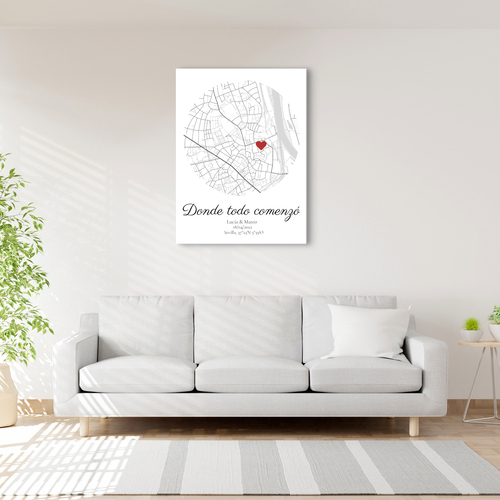 Crea tu mapa del amor: Personalizado para celebrar vuestra historia juntos