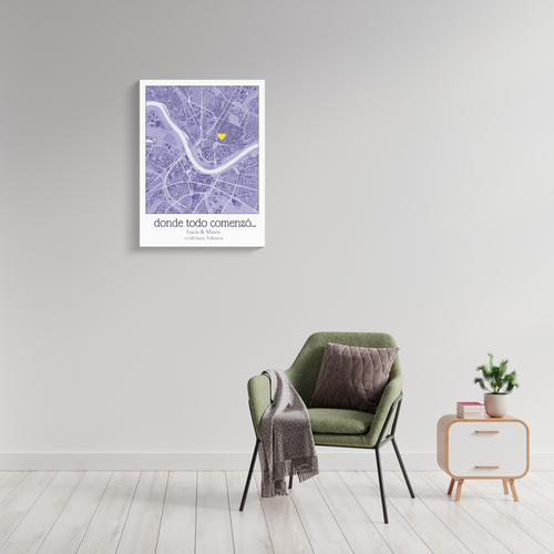 Mapa Personalizado: Celebra tu Lugar Especial con Detalles Únicos